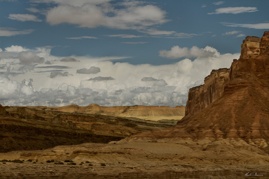 Desert canyons near the San Rafael Swell in Utah